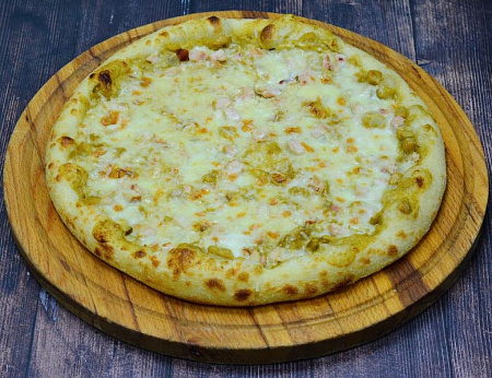 Пицца Жульен 33 см с курицей и сыром пармезан от RIMINI PIZZA